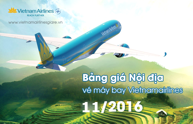 bang gia ve thang vietnam airlines