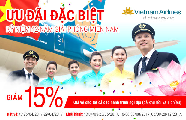 khuyen mai Vietnam Airlines