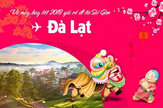 Giá vé máy bay Tết chặng Sài Gòn Đà Lạt 2020