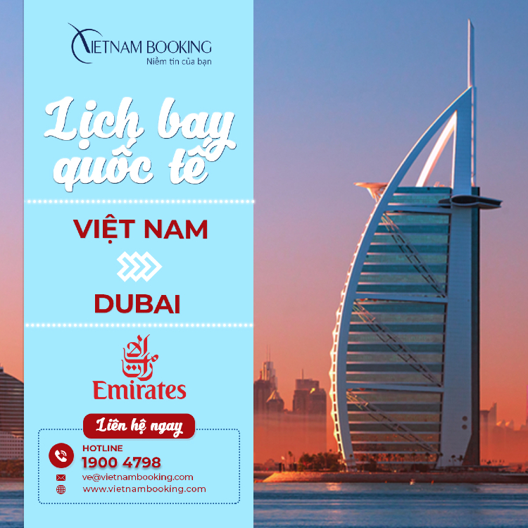 chuyến bay từ Việt Nam đi Dubai
