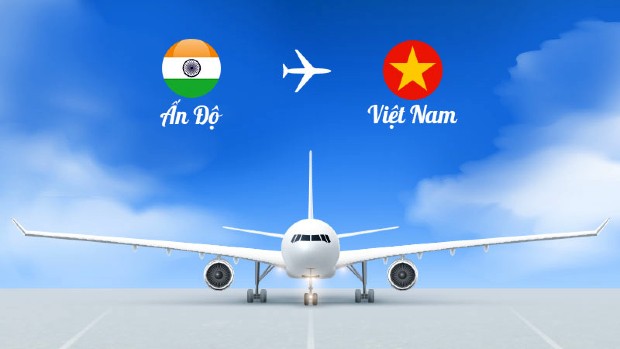 Vé máy bay từ Ấn Độ về Việt Nam cập nhật thường xuyên