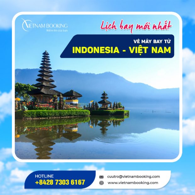 Vé máy bay từ Indonesia về Việt Nam giá rẻ