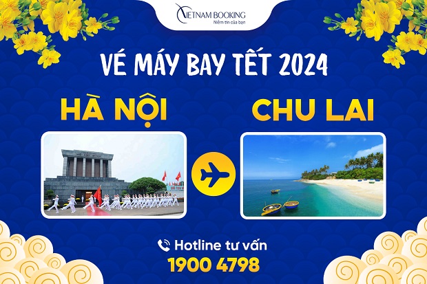 Nhanh tay đặt vé máy bay Tết Hà Nội đi Chu Lai, Ưu đãi Tết 2024