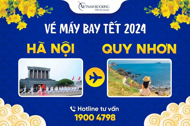 vé máy bay Tết 2024 Hà Nội đi Quy Nhơn