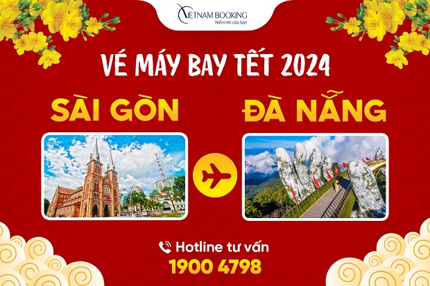 Nhiều ưu đãi vé máy bay Tết Sài Gòn đi Đà Nẵng, chỉ từ 199.000Đ
