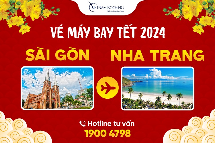 Vé máy bay Tết 2024 Sài Gòn đi Nha Trang