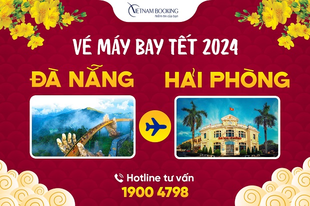 Đã có vé máy bay Tết Đà Nẵng đi Hải Phòng, ưu đãi Tết 2024