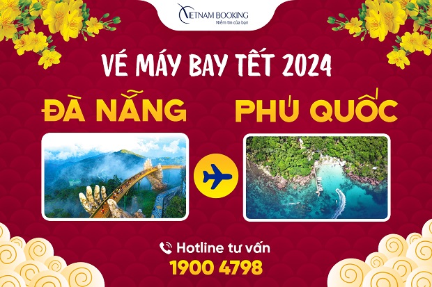 Đặt vé máy bay Tết Đà Nẵng đi Phú Quốc, Ưu đãi Tết 2024